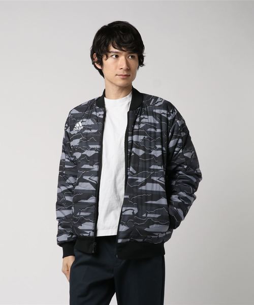 adidas（アディダス）の「アディダス 5T リバーシブルグランドコート（ブルゾン・メンズ・ブラック・LL/3L/S/M/L）」の4枚目の写真