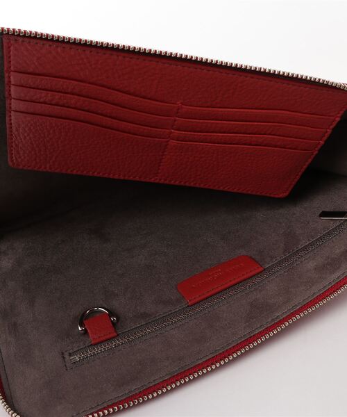 PELLE MORBIDA（ペッレモルビダ）の「MAIDEN VOYAGE（メイデンボヤージュ）クラッチバッグ（クラッチバッグ・メンズ・レッド/オレンジ/ネイビー/ブラック/ベージュ/グレイッシュベージュ・FREE）」の12枚目の写真