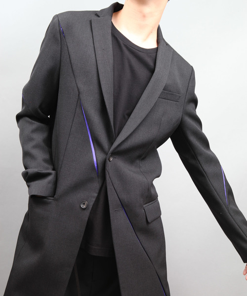 アトウ　ato チェスターコート　ブラック　46 ENGLAND LAMB MELTON STAND COLLAR COAT（ステンカラーコート