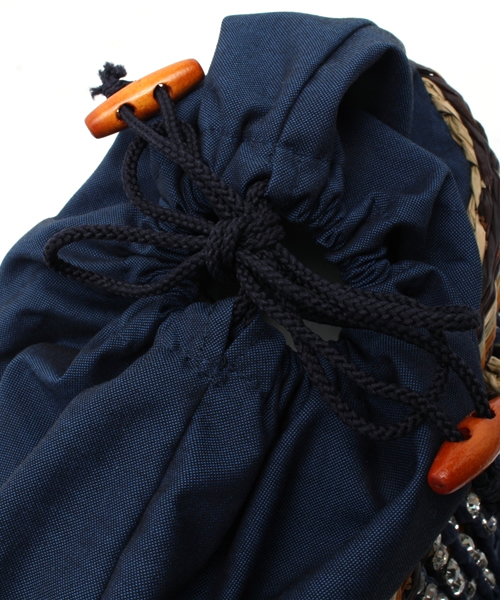 KONTESSA（コンテッサ）の「KONTESSA カゴバッグ（かごバッグ・レディース・ブルー/パープル・フリー）」の4枚目の写真