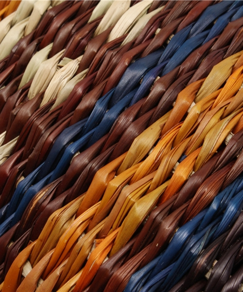 KONTESSA（コンテッサ）の「KONTESSA カゴバッグ（かごバッグ・レディース・ブルー/パープル・フリー）」の6枚目の写真