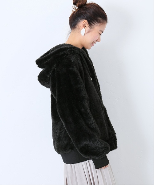 Champion(チャンピオン)の「【Champion/チャンピオン】SMU SHERPA フリーススナップパーカー◆(パーカー・レディース・ブラック/ベージュ/パープル・SMALL/MEDIUM)」の18枚目の写真