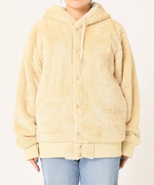 Champion(チャンピオン)の「【Champion/チャンピオン】SMU SHERPA フリーススナップパーカー◆(パーカー・レディース・ブラック/ベージュ/パープル・SMALL/MEDIUM)」の20枚目の写真