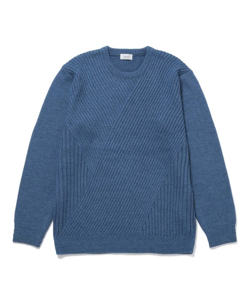 JUNRED(ジュンレッド)の「アルパカ混パターンニット(ニット/セーター・メンズ・キャメル/ベージュ系その他/ブルー系その他4/レッド・L/M/S)」の11枚目の写真