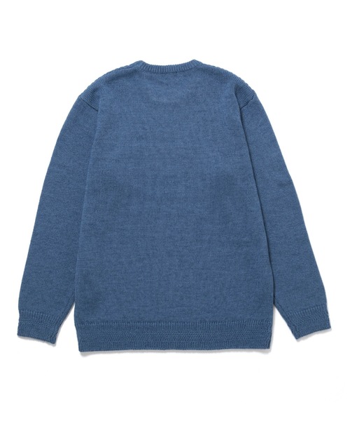 JUNRED(ジュンレッド)の「アルパカ混パターンニット(ニット/セーター・メンズ・キャメル/ベージュ系その他/ブルー系その他4/レッド・L/M/S)」の10枚目の写真