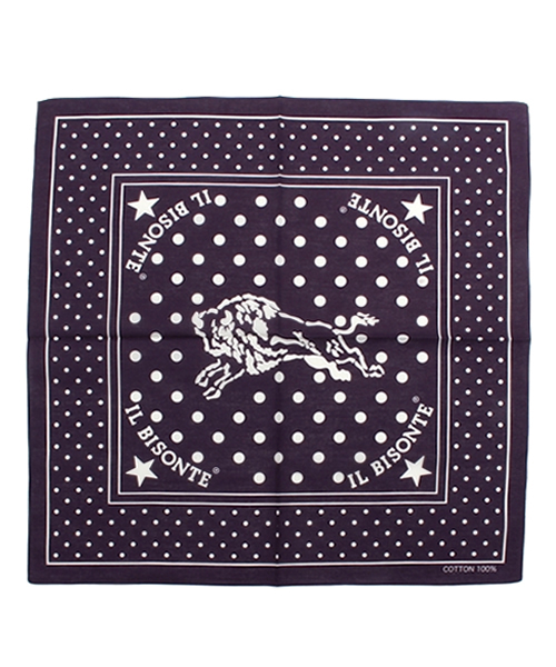IL BISONTE（イルビゾンテ）の「IL BISONTE / BANDANA（バンダナ/スカーフ・レディース・ネイビー/ワイン/ベージュ/グレー・FREE）」の11枚目の写真
