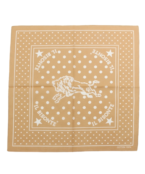 IL BISONTE（イルビゾンテ）の「IL BISONTE / BANDANA（バンダナ/スカーフ・レディース・ネイビー/ワイン/ベージュ/グレー・FREE）」の10枚目の写真