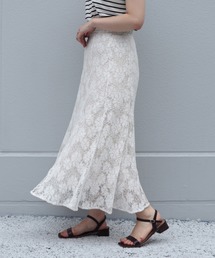 Cheek | 配色レースマーメイドスカート(スカート)