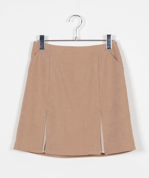 WEGO（ウィゴー）の「WEGO/プリーツレイヤードミニスカート（スカート・レディース・ベージュ/アイボリー・FREE）」の3枚目の写真