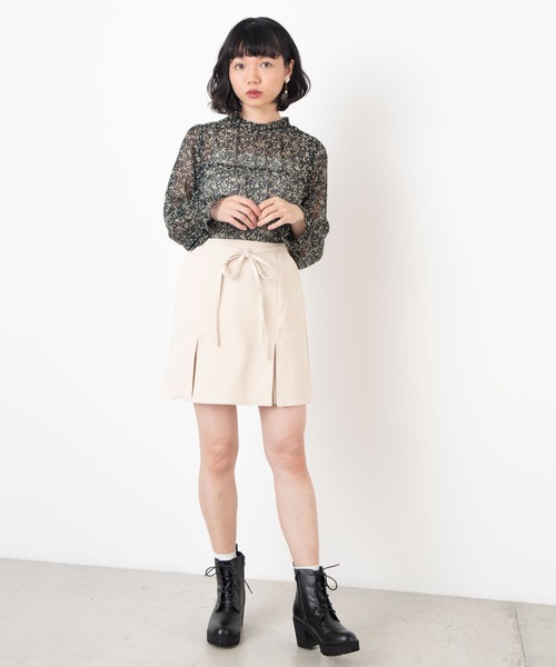 WEGO（ウィゴー）の「WEGO/プリーツレイヤードミニスカート（スカート・レディース・ベージュ/アイボリー・FREE）」の11枚目の写真