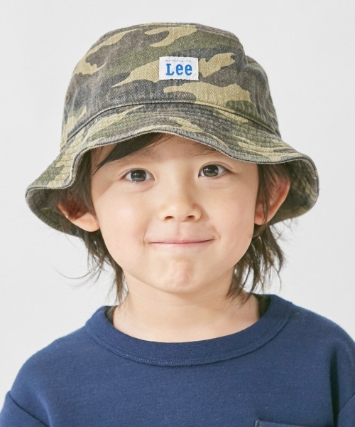 Lee(リー)の「【LEE】KIDS LE BUCKET COTTON TWILL(ハット・キッズ・カモフラージュ/ホワイト/ネイビー/ワイン/ダークオレンジ/ベージュ/ブラック/ピンク・54cm/FREE)」の8枚目の写真