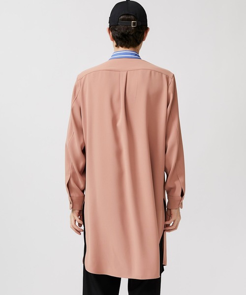 CULLNI(クルニ)の「STUDIOUS別注 クレリックロングシャツ(シャツ/ブラウス・メンズ・ブラック/ベージュ/グリーン・1/2)」の12枚目の写真