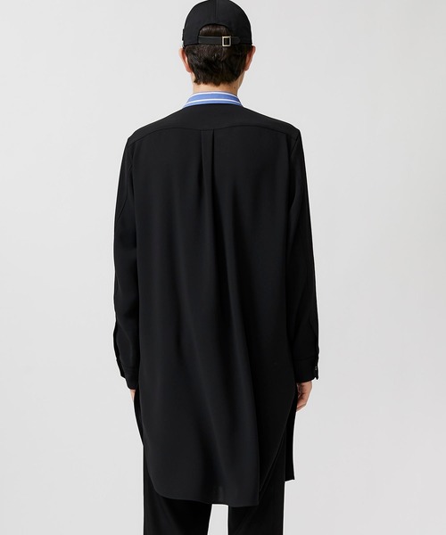 CULLNI(クルニ)の「STUDIOUS別注 クレリックロングシャツ(シャツ/ブラウス・メンズ・ブラック/ベージュ/グリーン・1/2)」の21枚目の写真