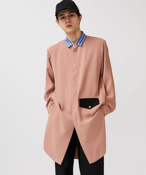 cullni 20SS-020 レイヤードクレリックシャツ　サイズ1 cullni 20SS-020 レイヤードクレリックシャツ サイズ1 別注 クレリック