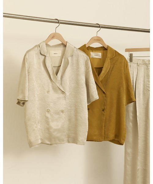 TODAYFUL（トゥデイフル）の「クレープサテンシャツ（シャツ
