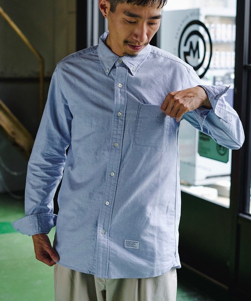 GORDON MILLER(ゴードンミラー)の「GORDON MILLER(ゴードンミラー) OXFORD BUTTON-DOWN SHIRT (オックスフォード ボタンダウンシャツ)(シャツ/ブラウス・メンズ・ネイビー/サックスブルー/ホワイト・S/L/M)」の22枚目の写真