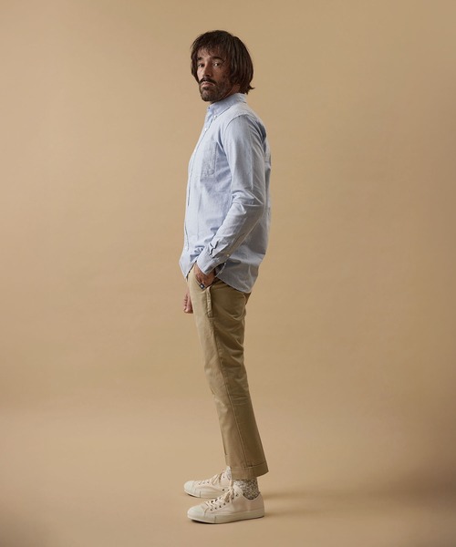 GORDON MILLER(ゴードンミラー)の「GORDON MILLER(ゴードンミラー) OXFORD BUTTON-DOWN SHIRT (オックスフォード ボタンダウンシャツ)(シャツ/ブラウス・メンズ・ネイビー/サックスブルー/ホワイト・S/L/M)」の17枚目の写真