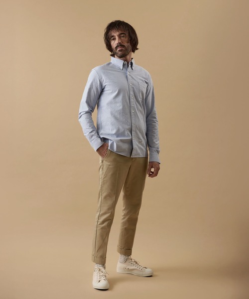 GORDON MILLER(ゴードンミラー)の「GORDON MILLER(ゴードンミラー) OXFORD BUTTON-DOWN SHIRT (オックスフォード ボタンダウンシャツ)(シャツ/ブラウス・メンズ・ネイビー/サックスブルー/ホワイト・S/L/M)」の16枚目の写真