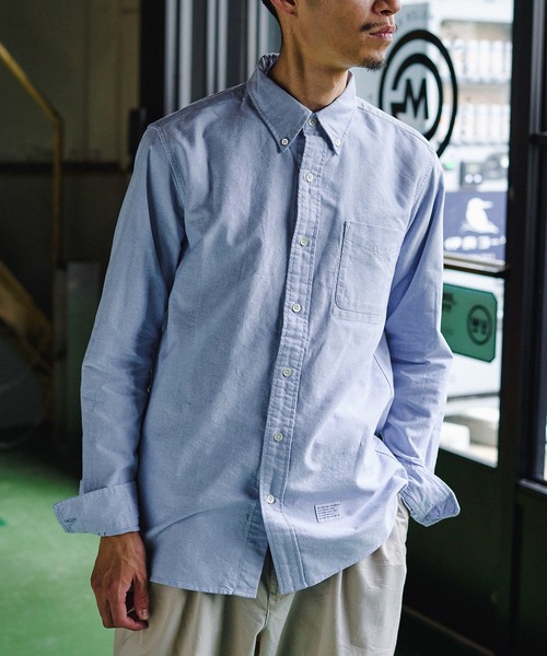 GORDON MILLER(ゴードンミラー)の「GORDON MILLER(ゴードンミラー) OXFORD BUTTON-DOWN SHIRT (オックスフォード ボタンダウンシャツ)(シャツ/ブラウス・メンズ・ネイビー/サックスブルー/ホワイト・S/L/M)」の21枚目の写真
