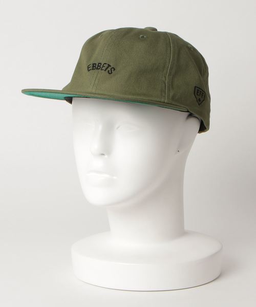 EBBETS FIELD FLANNEL（エベッツフィールドフランネル）の「【 EBBETS FIELD FLANNELS / エベッツフィールドフランネル 】ARCH LOGO CAP（キャップ・メンズ・カーキ/ネイビー/ベージュ/ブラック・FREE）」の3枚目の写真
