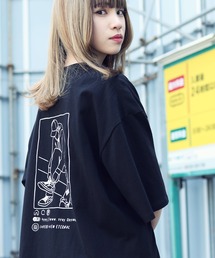 KANGOL / カンゴール 別注 コラボ ロゴ 刺繍 ビッグシルエット 半袖 Tシャツ