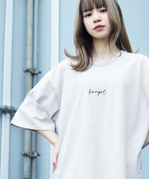 KANGOL | KANGOL / カンゴール 別注 コラボ ロゴ 刺繍 ビッグシルエット 半袖 Tシャツ(Tシャツ/カットソー)