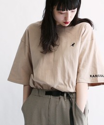 KANGOL / カンゴール 別注 コラボ ロゴ 刺繍 ビッグシルエット 半袖 Tシャツ