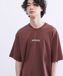 KANGOL / カンゴール 別注 コラボ ロゴ 刺繍 ビッグシルエット 半袖 Tシャツ