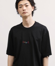 KANGOL / カンゴール 別注 コラボ ロゴ 刺繍 ビッグシルエット 半袖 Tシャツ