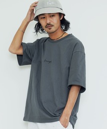 KANGOL / カンゴール 別注 コラボ ロゴ 刺繍 ビッグシルエット 半袖 Tシャツ