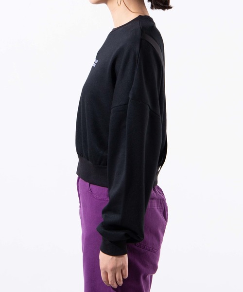 WEGO（ウィゴー）の「WEGO/バックハーネスロゴプルオーバー（スウェット・レディース・ブラック/ホワイト・FREE）」の5枚目の写真