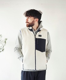 TAION BOA REVERSIBLE DOWN VEST (タイオン ボアリバーシブル ダウンベスト)