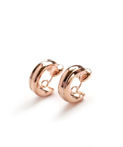 colleca la（コレカラ）の「miniループフィット・サイドラインフープイヤリング（イヤリング・レディース・シルバー/ゴールド/ピンクゴールド・ﾌﾘ-）」の9枚目の写真