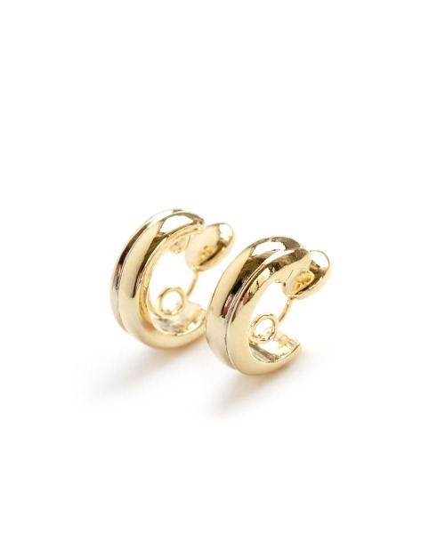 colleca la（コレカラ）の「miniループフィット・サイドラインフープイヤリング（イヤリング・レディース・シルバー/ゴールド/ピンクゴールド・ﾌﾘ-）」の11枚目の写真