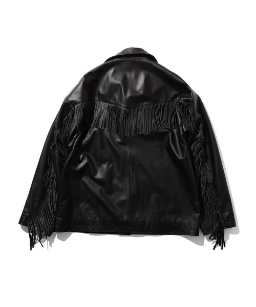 VAPORIZE（ヴェイパライズ）の「VAPORIZE / Cow Leather Fringe Jacket 