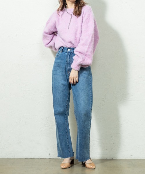 mystic（ミスティック）の「モヘアライクニットカーディガン