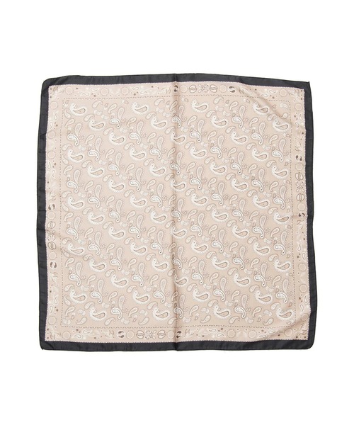 NO ID.(ノーアイディ)の「【NO ID.】Gradation Bandana Scarf / グラデーション バンダナ スカーフ(バンダナ/スカーフ・メンズ・ベージュ/ネイビー/ブラウン・ONE SIZE)」の7枚目の写真