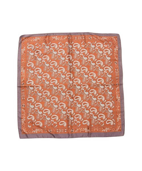 NO ID.(ノーアイディ)の「【NO ID.】Gradation Bandana Scarf / グラデーション バンダナ スカーフ(バンダナ/スカーフ・メンズ・ベージュ/ネイビー/ブラウン・ONE SIZE)」の8枚目の写真