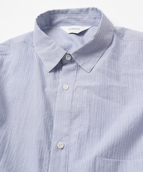 wonderland（ワンダーランド）の「Big stripe shirts（シャツ/ブラウス 
