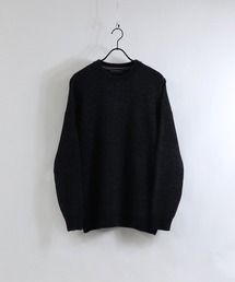 Confirm / コンファーム ビッグシルエットアゼタッククルーニット