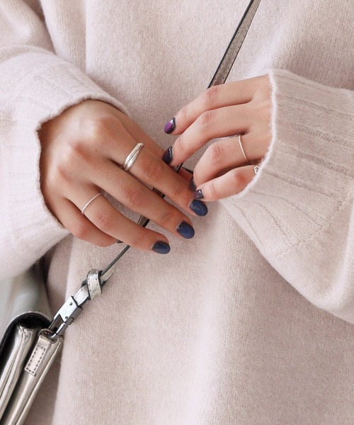 reca（レカ）の「柔らかく、もちもちの着心地！ビッグシルエットボリュームニット（ニット/セーター・レディース・ベージュ/ラベンダー/杢グレー/オフホワイト/ブルー系その他/ミント/オートミール/パープル/マスタード/チャコールグレー/ライトイエロー/グリーン系その他・FREE）」の22枚目の写真