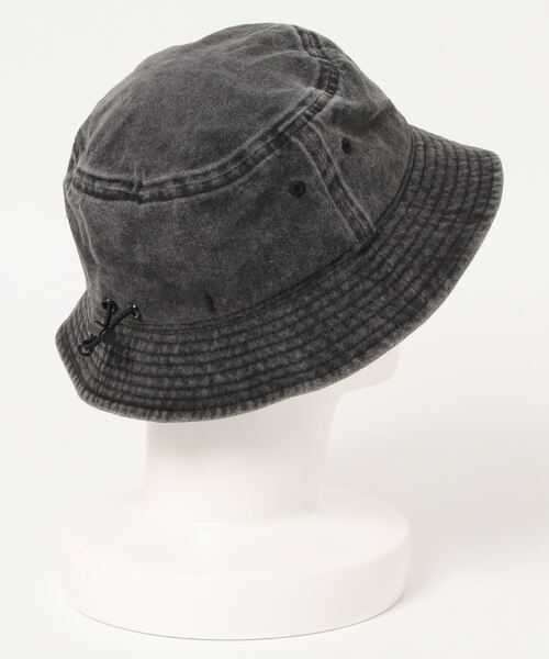 BEN DAVIS（ベンデイビス）の「LOGO BUCKET HAT（ハット・レディース・ホワイト/ベージュ/ブラック系その他/ブラック/ベージュ系その他・FREE）」の6枚目の写真