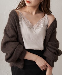 【SALON by Chico限定】レピュールテレコレースキャミ