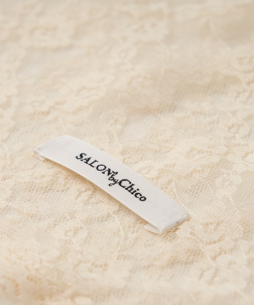 Chico（チコ）の「【SALON by Chico限定】レピュールテレコレースキャミ（キャミソール・レディース・アイボリー/ライトグレー/ミント/ブラック/サーモンピンク・FREE）」の20枚目の写真