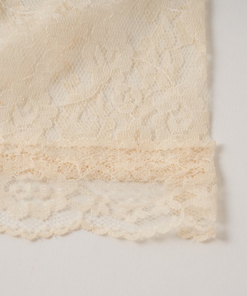 Chico（チコ）の「【SALON by Chico限定】レピュールテレコレースキャミ（キャミソール・レディース・アイボリー/ライトグレー/ミント/ブラック/サーモンピンク・FREE）」の21枚目の写真