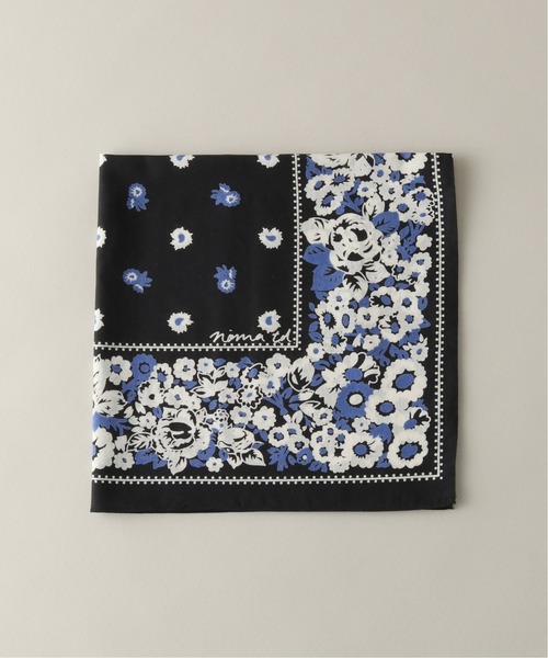 JOURNAL STANDARD relume（ジャーナルスタンダード　レリューム）の「【NOMA t.d. / ノ－マティーディー】Draw your Garden Bandana（バンダナ/スカーフ・メンズ・ブラック/レッド・FREE）」の2枚目の写真