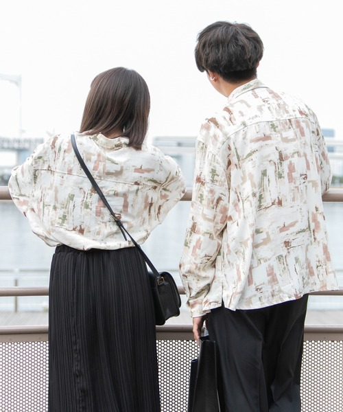 PairPair（ペアペア）の「アソートペイントルーズシャツ(ユニセックス)（シャツ/ブラウス・メンズ・ブルー/アイボリー/ブラウン系その他・FREE）」の18枚目の写真