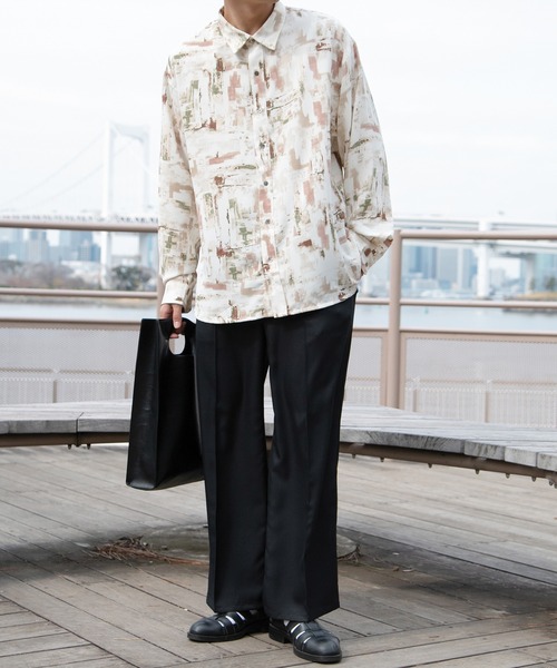 PairPair（ペアペア）の「アソートペイントルーズシャツ(ユニセックス)（シャツ/ブラウス・メンズ・ブルー/アイボリー/ブラウン系その他・FREE）」の7枚目の写真