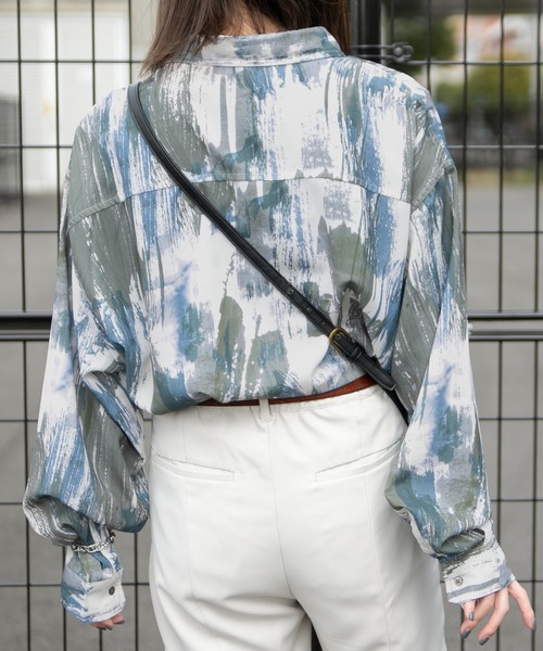 PairPair（ペアペア）の「アソートペイントルーズシャツ(ユニセックス)（シャツ/ブラウス・メンズ・ブルー/アイボリー/ブラウン系その他・FREE）」の15枚目の写真