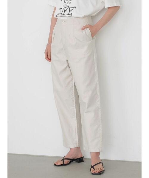 AMERICAN HOLIC（アメリカンホリック）の「バックツイルワイドパンツ（その他パンツ・レディース・カーキ/アイボリー・SMALL/MEDIUM/LARGE）」の13枚目の写真